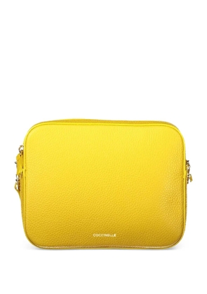 Coccinelle Tebe leather crossbody bag - Yellow