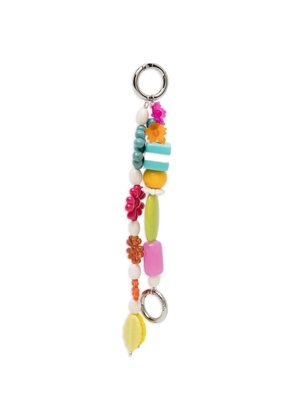 Mira Mikati floral-charm keyring - Blue
