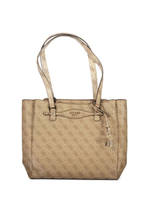 GUESS USA monogram tote bag - Neutrals