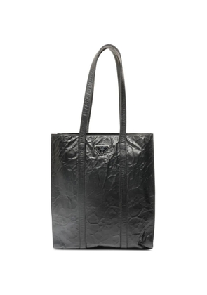 Prada Pre-Owned 2000-2010 small Antique Nappa leather tote bag - Black