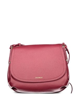 Coccinelle small Rebekka pebbled leather cross body bag - Red