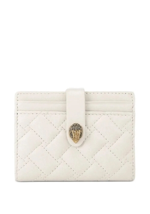 Kurt Geiger Kensington quilted card wallet - White