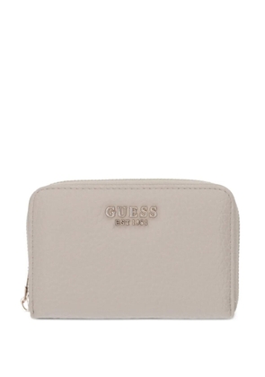 GUESS USA Marsha Saffiano zip wallet - Neutrals