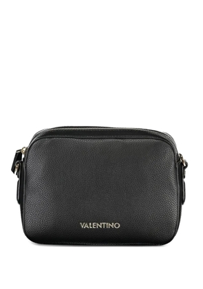 MARIO VALENTINO pebbled-texture logo-lettering crossbody bag - Black