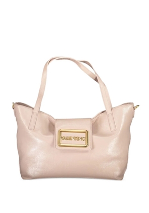 MARIO VALENTINO logo-plaque tote bag - Pink