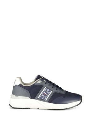 Blauer stripe-design mesh-panel sneakers - Blue