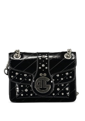 Gaelle studded shoulder bag - Black