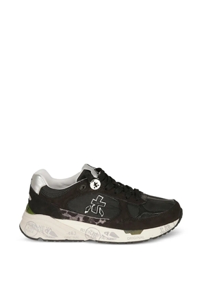 Premiata Mased leopard-print sneakers - Black