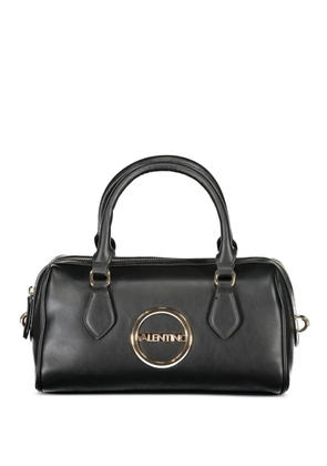 MARIO VALENTINO logo-plaque handbag - Black