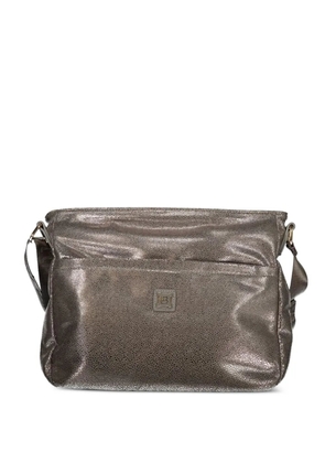Laura Biagiotti metallic-effect crossbody bag - Grey