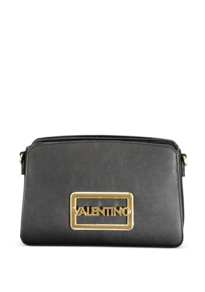 MARIO VALENTINO logo-plaque crossbody bag - Black