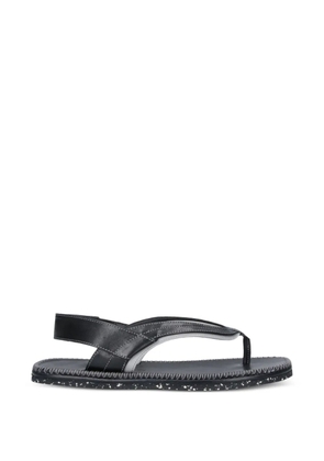 Kiko Kostadinov Andras leather sandals - Black