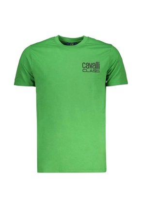 Cavalli Class logo-print T-shirt - Green