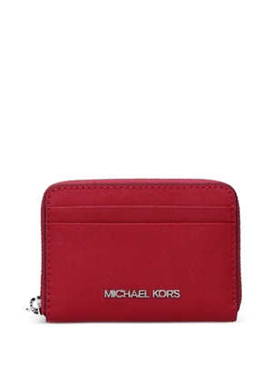 Michael Kors cross-hatch cardholder - Red