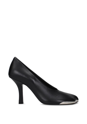 Burberry metal-toe leather pumps - Black