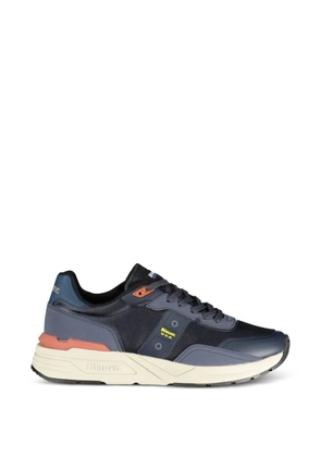 Blauer panelled lace-up sneakers - Blue