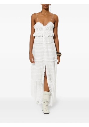 MARANT ÉTOILE Paule lace tiered dress - White