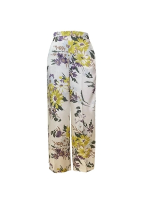 Marella floral-pattern trousers - Neutrals