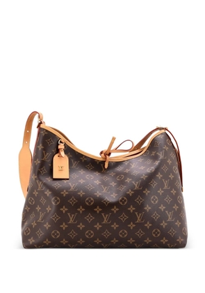 Louis Vuitton Pre-Owned CarryAll Monogram Canvas MM hobo bag - Brown