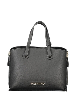 MARIO VALENTINO logo-lettering tote bag - Black