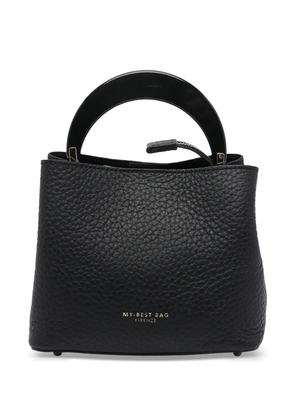 MY BEST BAG grained leather mini bag - Black