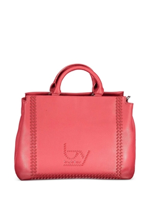 byblos embossed logo-detail tote bag - Red
