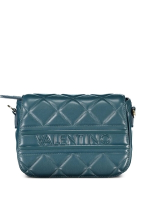 MARIO VALENTINO quilted logo-embossed crossbody bag - Blue