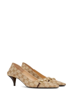 Gucci Horsebit GG pumps - Neutrals