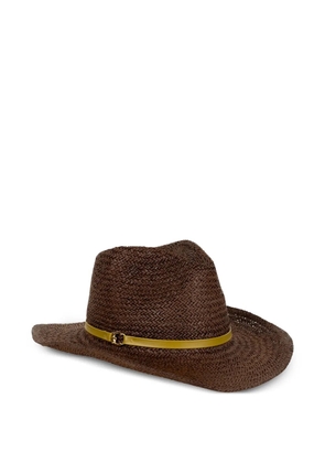 Coccinelle Erika interwoven hat - Brown
