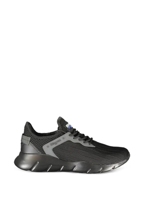 Blauer mesh-panel lace-up sneakers - Black