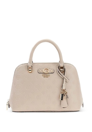 GUESS USA Dita embossed-logo tote bag - Neutrals