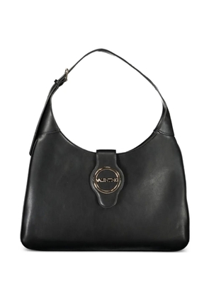 MARIO VALENTINO logo-plaque tote bag - Black