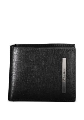 Calvin Klein logo-plaque bifold wallet - Black