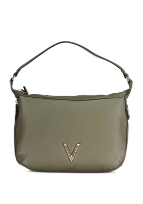 MARIO VALENTINO VChain logo-plaque tote bag - Green