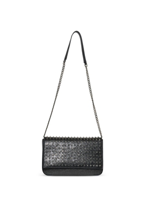 John Richmond stud-embellished crinkled shoulder bag - Black