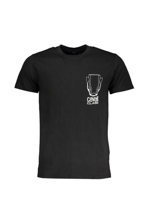 Cavalli Class graphic-print cotton T-shirt - Black