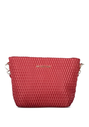 MARIO VALENTINO quilted logo-plaque tote bag - Red