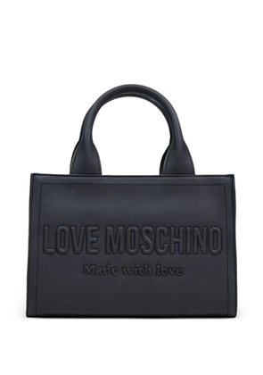 Love Moschino logo tote bag - Black
