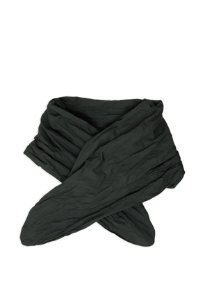 TOTEME crinkled draped scarf - Green