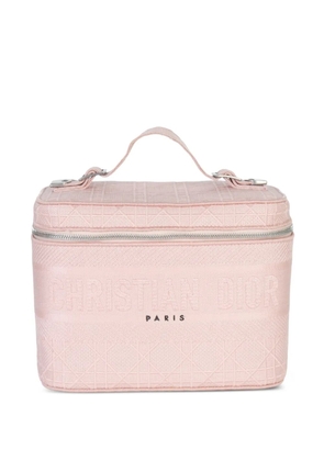 Christian Dior Pre-Owned 2020 Cannage DiorTravel vanity case - Pink