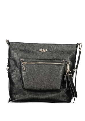 GUESS USA pebbled-effect zip-pocket tote bag - Black