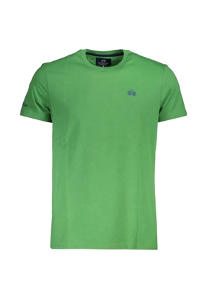 La Martina logo-embroidered cotton T-shirt - Green