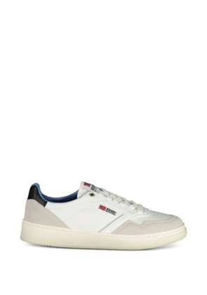 NORWAY 1963 panelled logo-patch sneakers - White