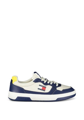 Tommy Hilfiger logo-patch panelled sneakers - Neutrals