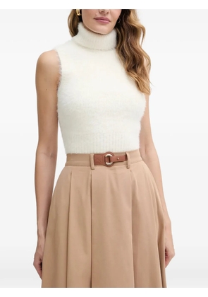 GUESS USA turtleneck vest - White