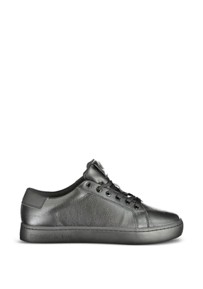 Calvin Klein Jeans grained-leather sneakers - Black