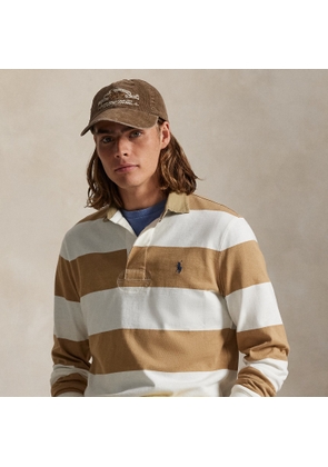 Classic Fit Khaki-Collar Rugby Shirt