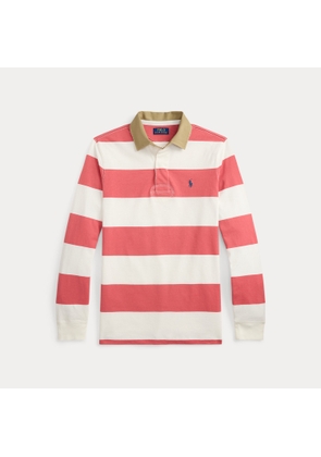 Classic Fit Khaki-Collar Rugby Shirt