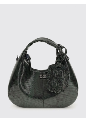 Handbag GANNI Woman color Green