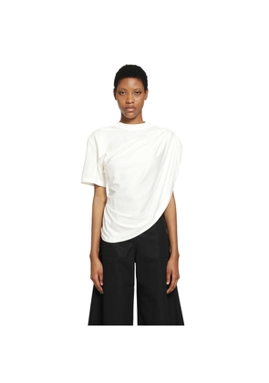 Asymmetrical Twisted Jersey T-shirt